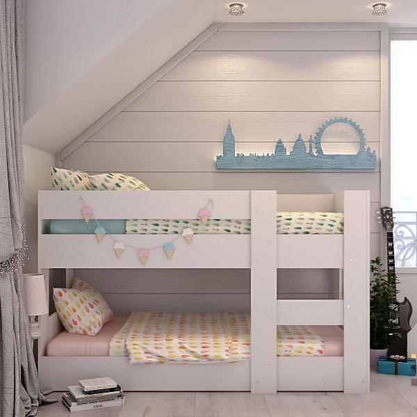 low bunk beds for kids